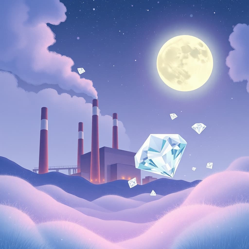 Powering Perfection: Lab-Grown Diamonds from Industrial Emissions