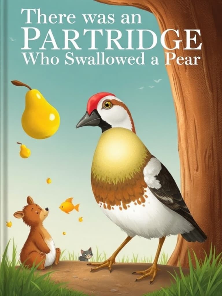 There was an partridge who swallowed a pear