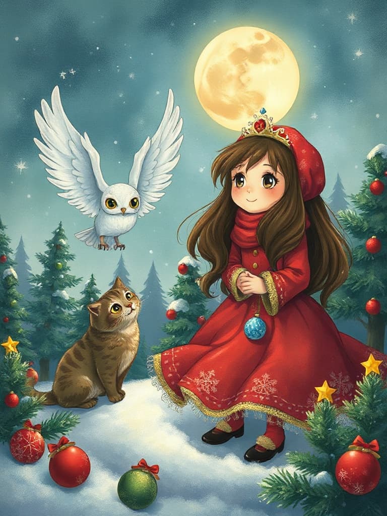 The dream of christmas spirit