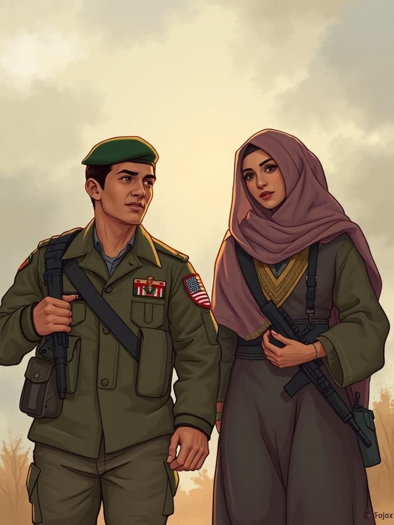 Family drama among a American soldier