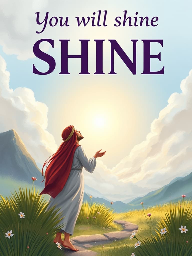 You will shine in Christ Jesus