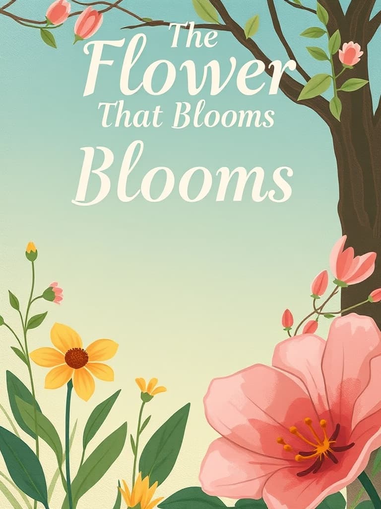 The flower that blooms