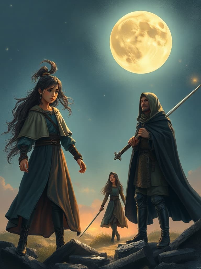 When the Moon Dries Its Eyes