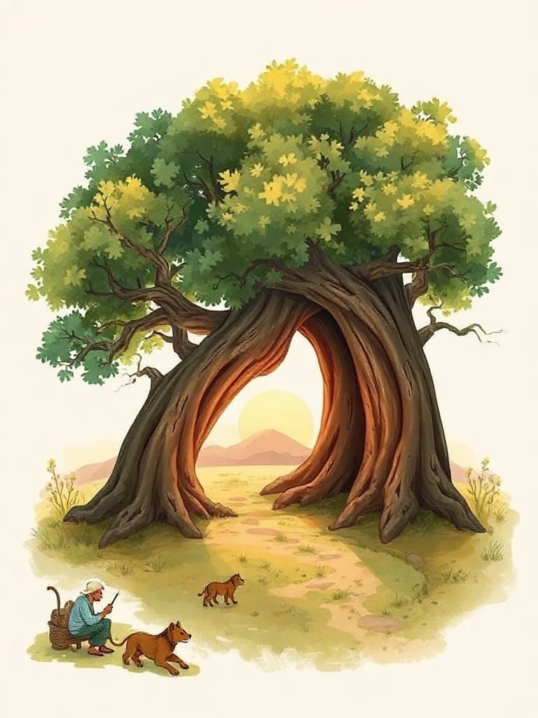 Where the Old Man and the Tree Commune