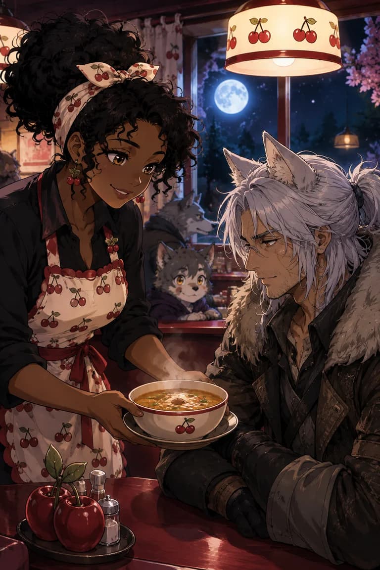 Moonlight Diner for Lost Wolves