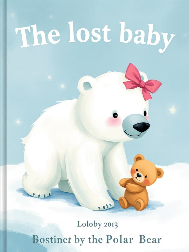 The lost baby polar bear