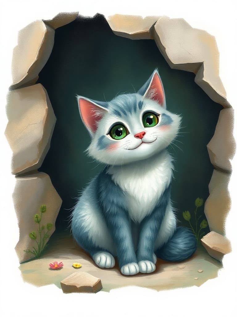 The story of peacock cat