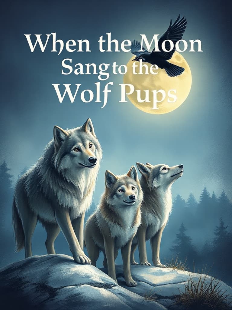 When the Moon Sang to the Wolf Pups